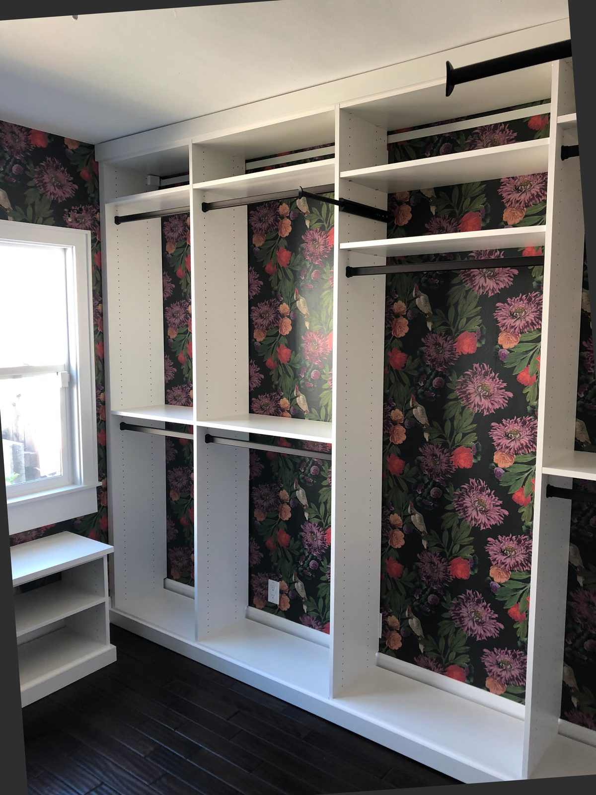 Wallpaper Backing - Closet Design